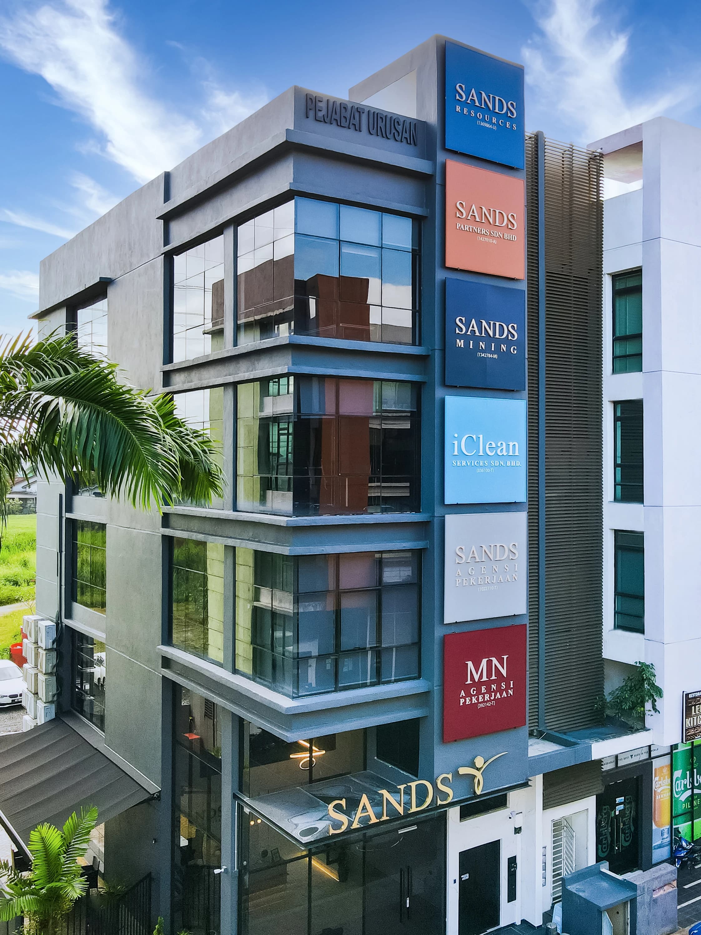 AP Sands staff in office